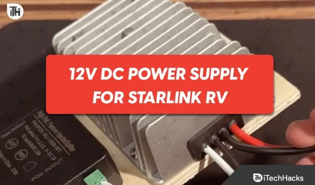 Fonte de alimentação de 12V DC para tutorial Starlink RV