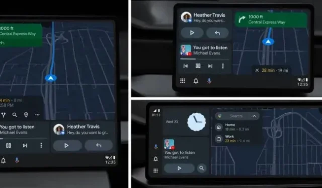 La nueva interfaz de Android Auto de Google funciona con cualquier tamaño de pantalla