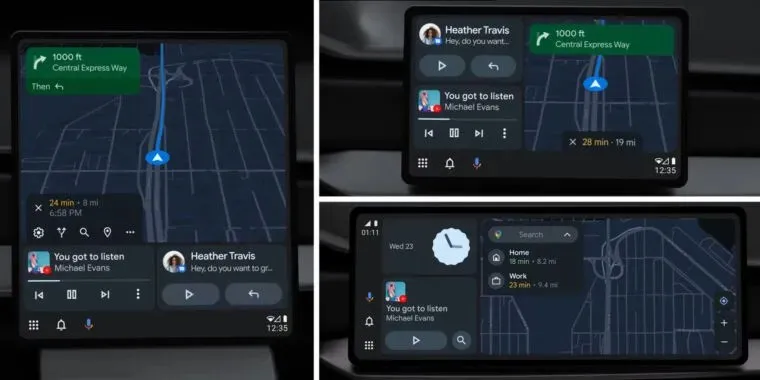 Google’s new Android Auto interface works with any screen size