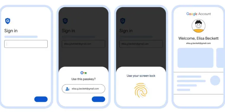 Google accounts without passwords are now available; you can convert to passkey-only