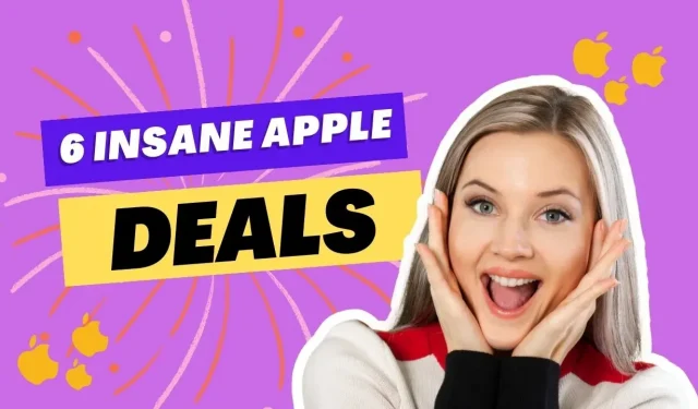 6 fantastische Apple-deals om de week goed te beginnen