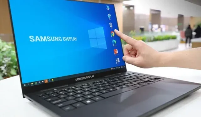 Nová dotyková technologie Samsung umožňuje tenčí a lehčí OLED notebooky