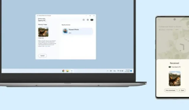 Google introduces Neighborhood Sharing to Windows, making it easier to transfer files