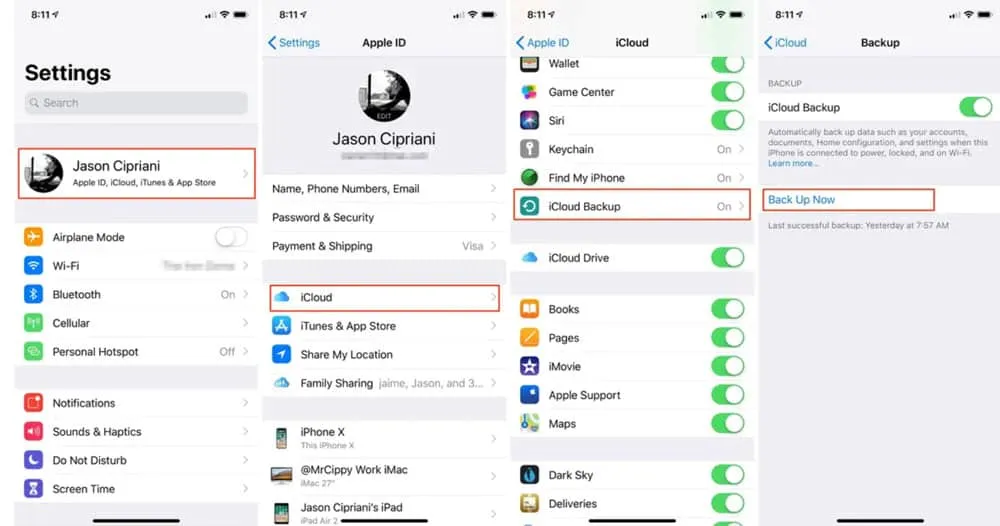 How to back up your data with iCloud