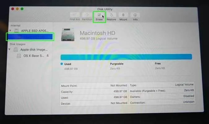 How to factory reset MacBook Air?