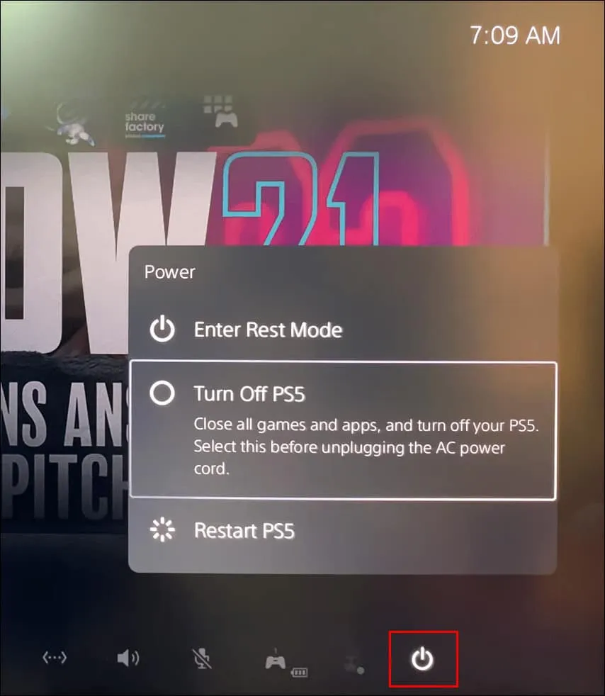 PS5本体、コントローラー、マイクをオフにする方法