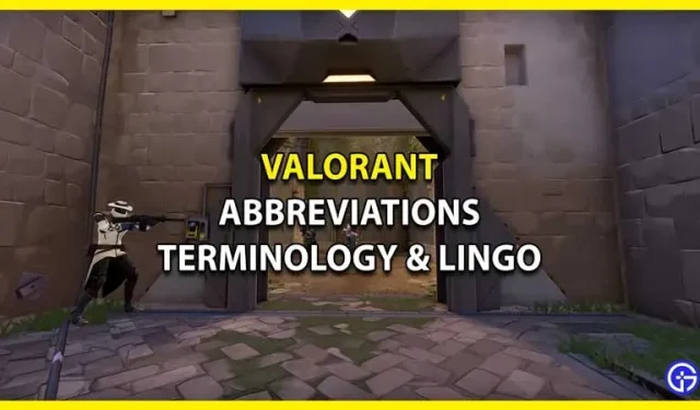 Explication des significations, des abréviations et de la terminologie de Valorant Lingo