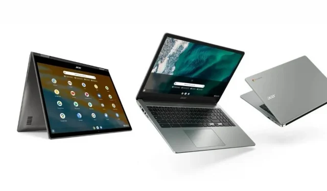 „Acer“ pristato šeimos „Chromebook“ įrenginius CES 2022 parodoje