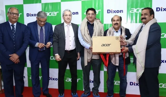 Acer India a Dixon Technologies se spojily při výrobě notebooků v rámci iniciativy Made in India
