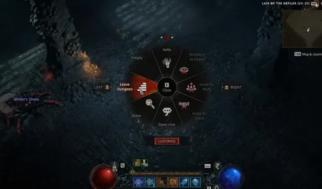 Kerkers verlaten in Diablo 4