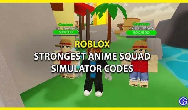 Vahvimmat Anime Roblox Squad -simulaattorihuijaukset (helmikuu 2023)