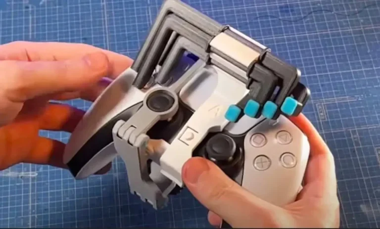 3D Printed DualSense Adapter – Play PS5 with one hand.