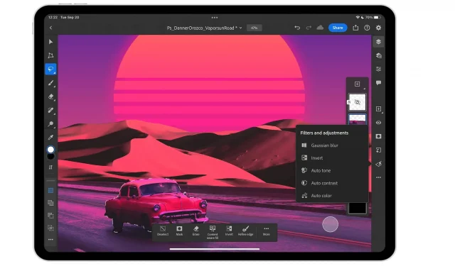 Nye Adobe-funktioner i Photoshop, Lightroom, Fresco og andre CC-apps
