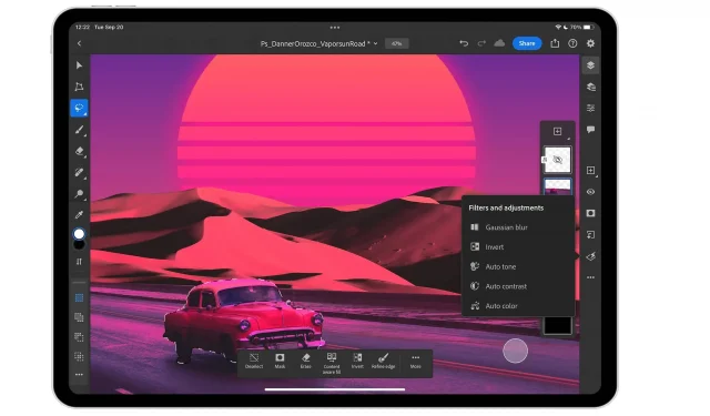 Nouvelles fonctionnalités Adobe dans Photoshop, Lightroom, Fresco et d’autres applications CC