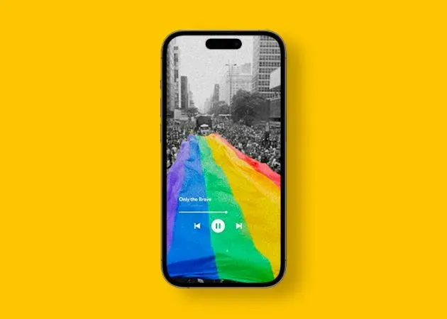 Esthetische Pride Month iPhone-achtergrond