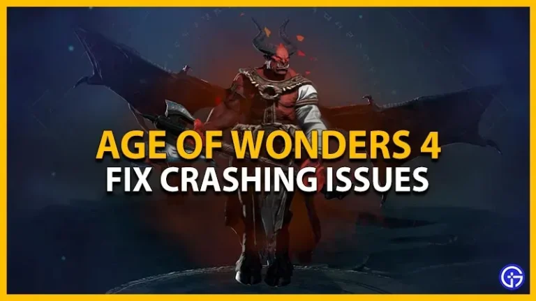 How To Solve Age Of Wonders 4 Crashing Problems