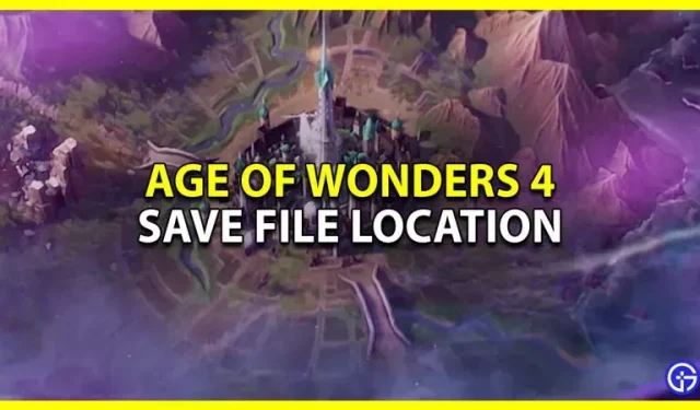 Sådan sikkerhedskopieres filer til Age of Wonders 4
