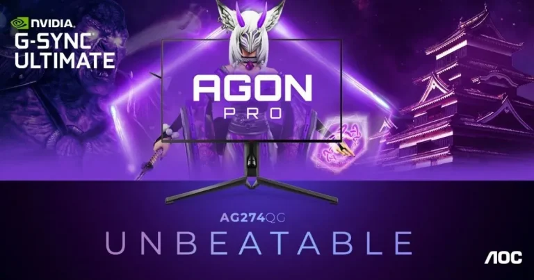 AOC Introduces Agon Pro AG274QG Gaming Monitor with 240Hz Refresh Rate and Nvidia G-Sync Ultimate