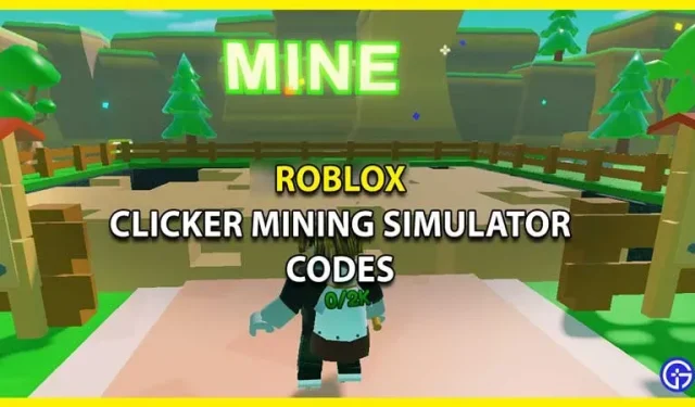 Kody do Clicker Mining Simulator Roblox Wiki (kwiecień 2023)
