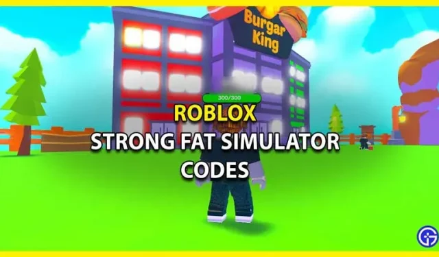 Strong Fat Simulator Codes Wiki (duben 2023) – drahokamy a jídlo zdarma!