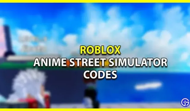 Anime Street Simulator용 위키(2023년 5월) Roblox