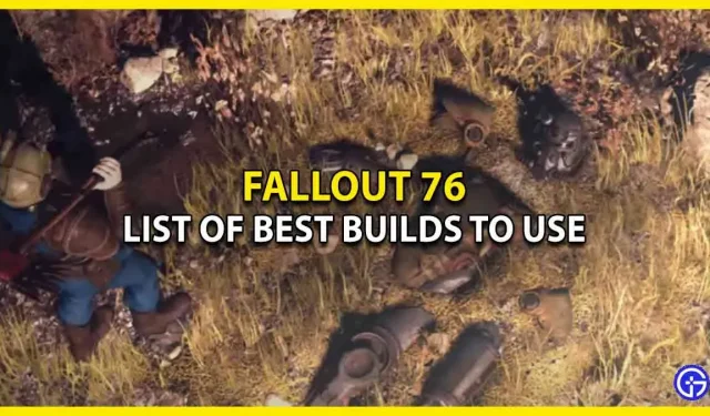 Las mejores construcciones de Fallout 76 (mejores selecciones)
