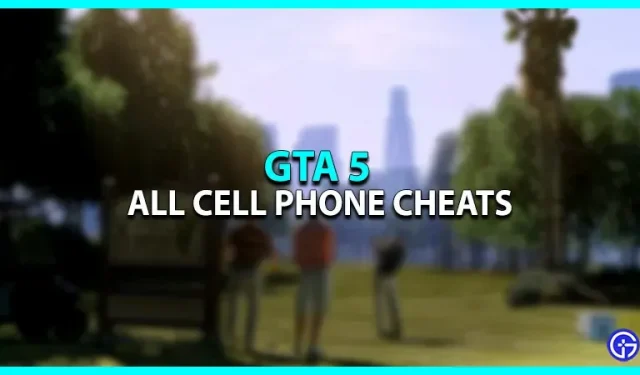 GTA 5 携帯電話用攻略 [無制限の体力、乗り物、武器など]