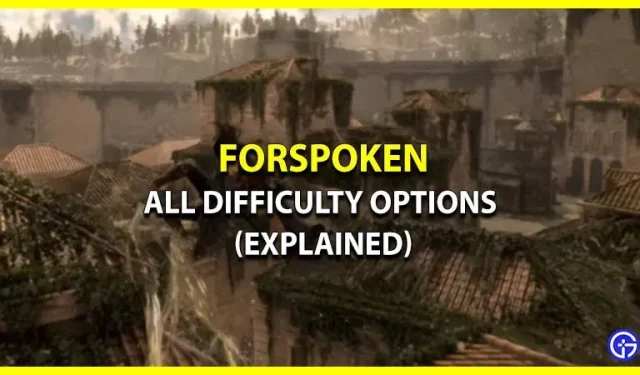Todas as opções de dificuldade em Forspoken (explicadas)