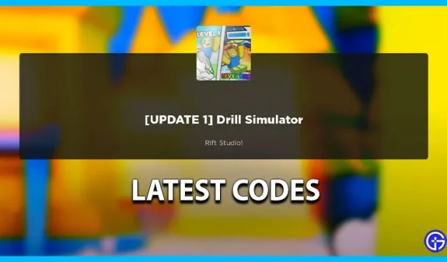 Codes Drill Simulator (juuni 2023)
