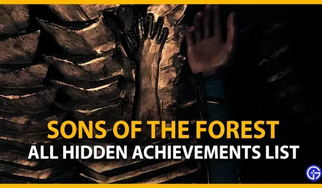 Elenco di tutti i risultati di Hidden Sons Of The Forest