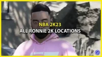 NBA 2K23에서 Ronnie 2K는 어디에서 찾을 수 있나요? (모든 장소)