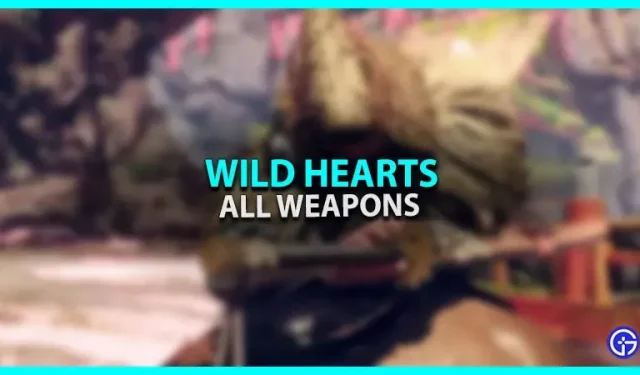 Explanation of all weapons in Wild Hearts