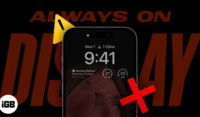 Always-on-Display funktioniert nicht auf dem iPhone 14 Pro? Hier sind 10 Korrekturen