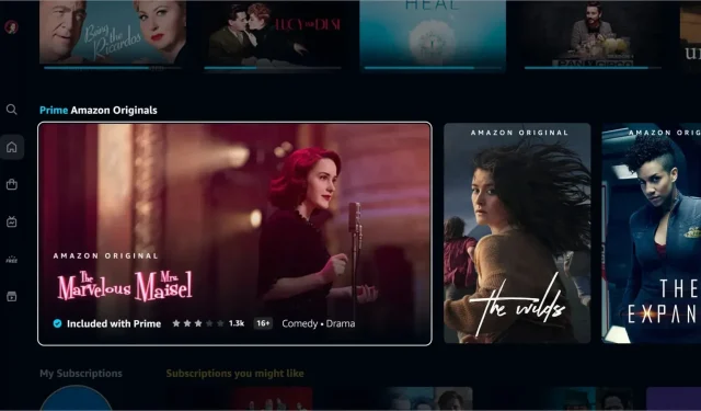 Amazon Prime Video subit des changements de conception majeurs