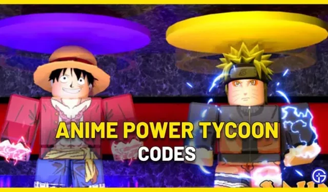 Kody do anime Power Tycoon (wrzesień 2022 r.) – darmowe pieniądze