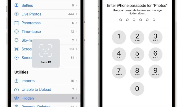 Anouk vyžaduje biometrické ověření nebo ověření heslem pro přístup ke skrytému albu na uzamčených zařízeních se systémem iOS 15.