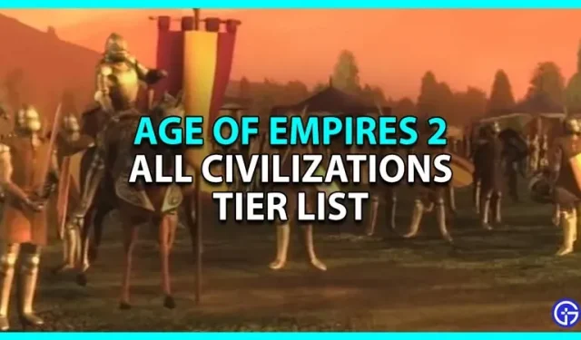 AoE 2 Lista das melhores civilizações em 2023 (todas as civilizações no ranking)