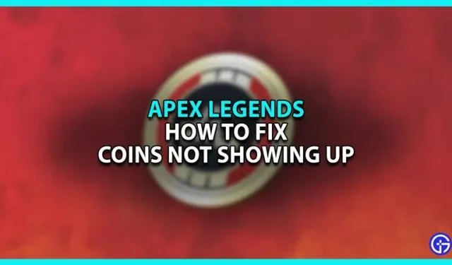 Hur man reparerar Apex-mynt på Xbox visas inte