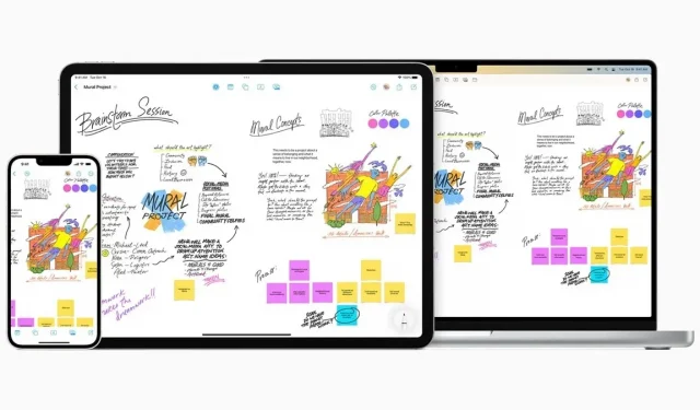 Apple의 새로운 Freeform 앱을 사용하는 방법