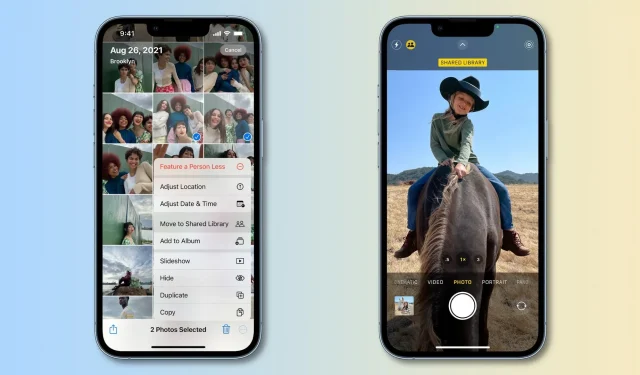 The Photos app in iOS 16.4 detects duplicates in your shared picture library