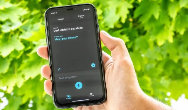 Kuinka kääntää vieraita kieliä suoraan iPhonen kamerasta