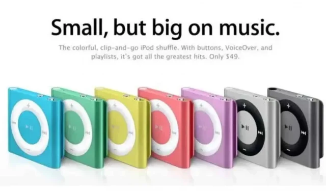 Apple iPod Shuffle znovu získává popularitu díky TikTokers