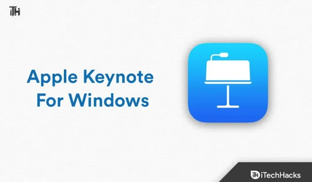 How to download and install Apple Keynote for Windows 10/11