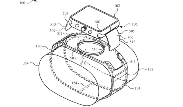 Apple ontvangt patent voor Apple Watch met ingebouwde camera