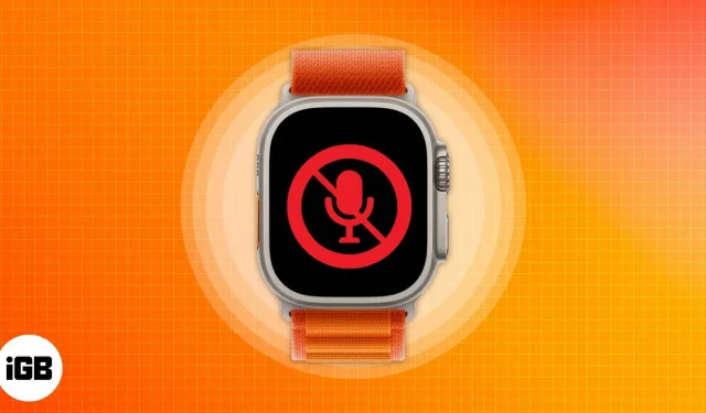 Como consertar um microfone do Apple Watch que não funciona 