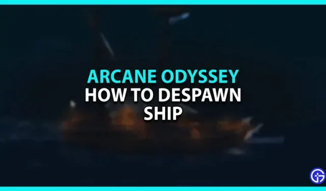 Cómo destruir un barco en Roblox Arcane Odyssey
