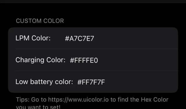 Le nouveau BatFill Tweak apporte l’indicateur de niveau de batterie iOS 16.1 aux appareils jailbreakés
