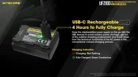 Batterie pour appareil photo Nitecore UFZ100 avec port USB intégré