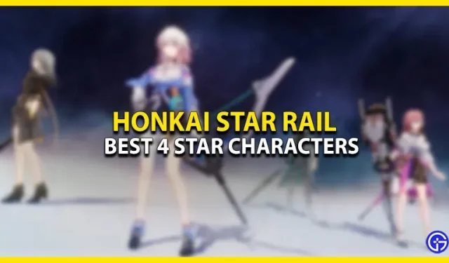 Principais personagens de 4 estrelas de Honkai Star Rail (Tingyun, Asta e mais)