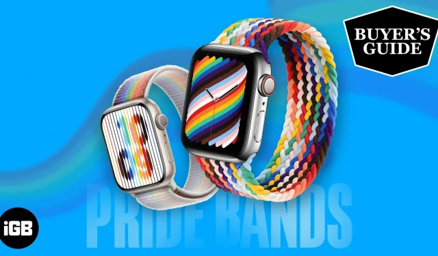 As principais pulseiras Pride para Apple Watch a serem compradas em 2023